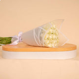 Hand Bouquet of 25 White Roses