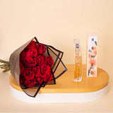 Kenzo Flower Ikebana EDP 75ml & Red Roses Bouquet