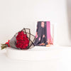 Veloor Layal Scarf & 20 Red Roses Bouquet