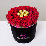 Red Roses & Ferrero Rocher Gift Box
