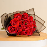 Ducati Corse Wallet & 15 Red Roses - A Gift of Passion