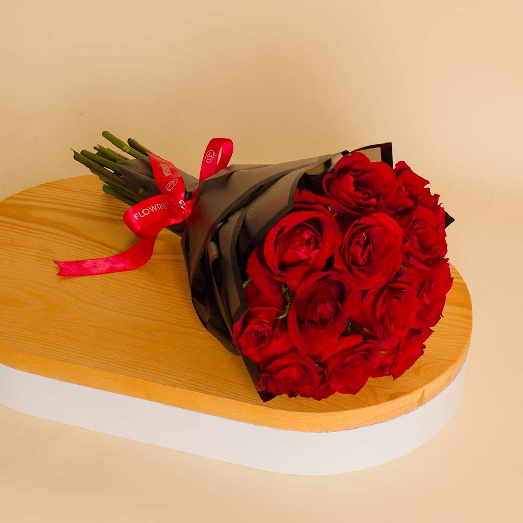Red Love Hand Bouquet | 20 Red Rose
