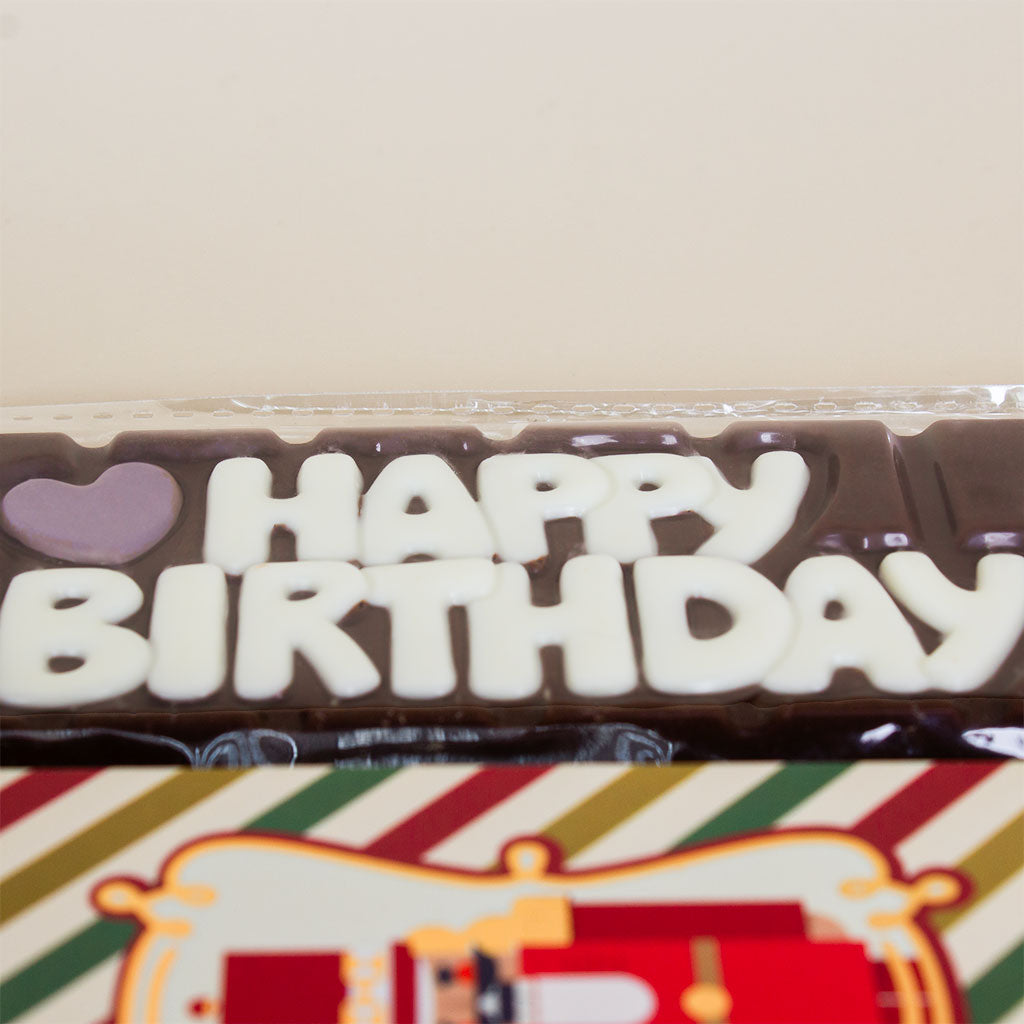 Fleur Happy Birthday Chocolate Bar – 45g Milk Chocolate