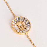 GUESS Women’s Gold-Tone Charm Chain Bracelet & Red Roses Bouquet