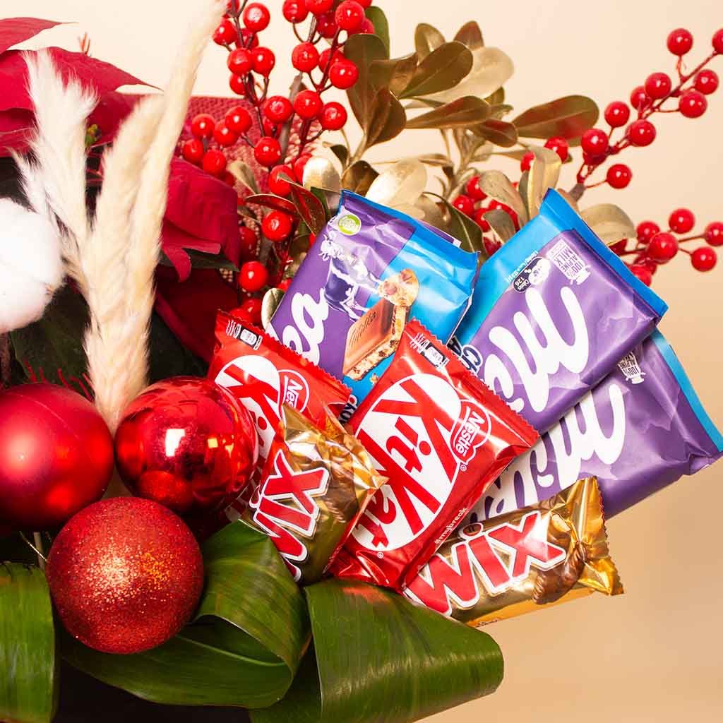 Happy New Year Floral & Chocolate Box