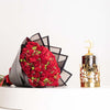 Ramadan Bukhoor Burner& Red Baby Roses Bouquet