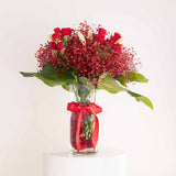 Scarlet Air Vase