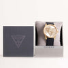 GUESS Mens Black & Gold Tone Multi-Function Watch