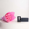 Daniel Wellington Silver Watch & 15 Revival Roses Hand Bouquet