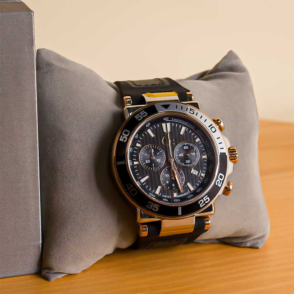 GC Sport Men Chronograph Watch with Silicone Strap Z14005G2MF