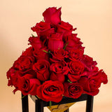 Flowrista Louvre Love Box – Luxurious Red Roses