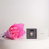 Cerruti 1881 Bellegra Watch & 15 Revival Roses Hand Bouquet