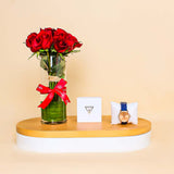 Guess Unique Watch - GW0355L2 | Vase of Red Roses