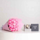 GUESS Ladies Leopard Gold Tone Watch & Revival Roses Bouquet
