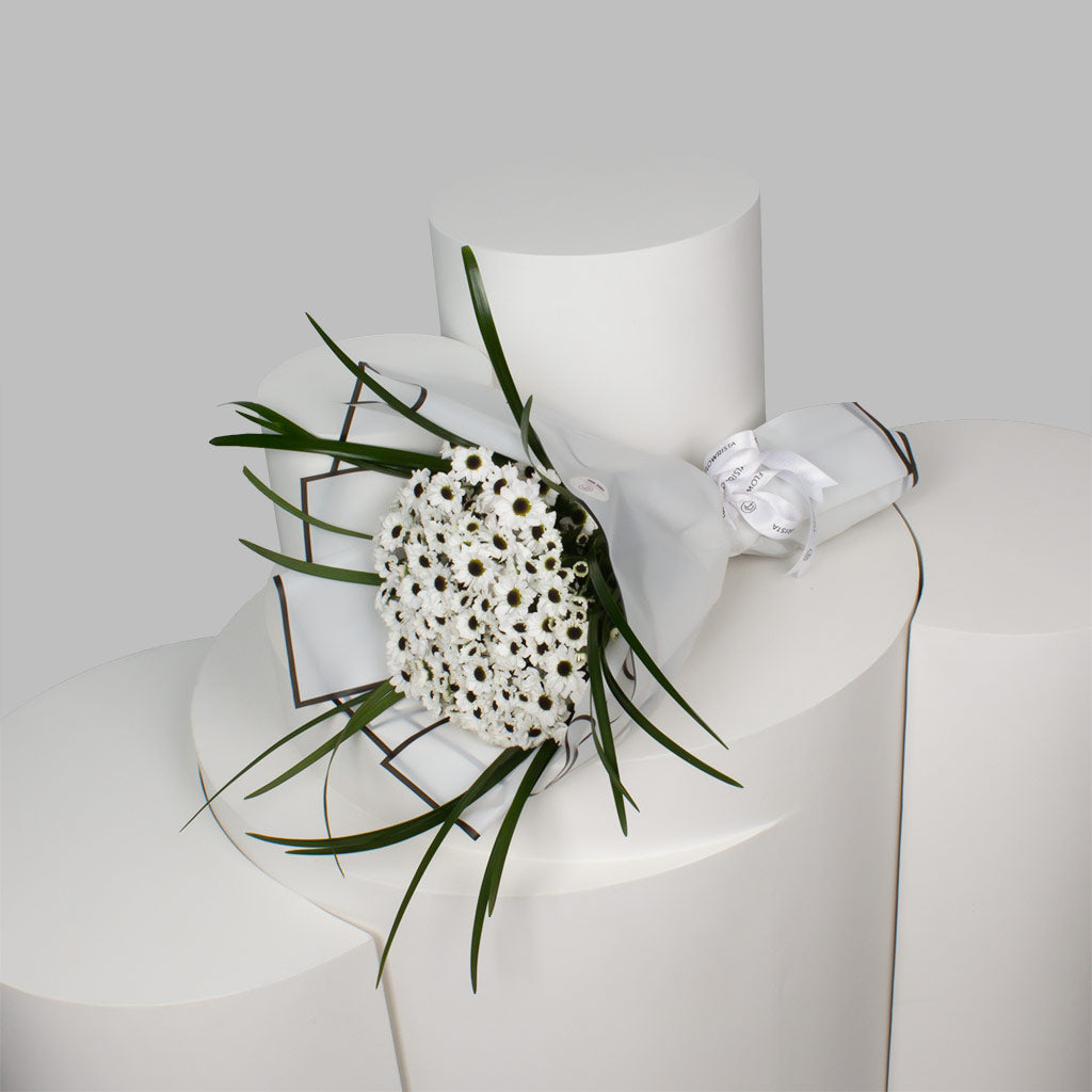 White Reagan Bouquet