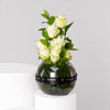 White Roses Vase