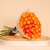 50 Orange Roses Hand Bouquet