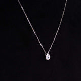 Markiz Thai Silver Necklace with Zircon Stones