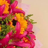 Sunflower & Lily Bouquet