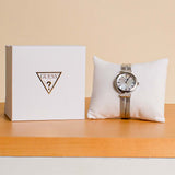Guess Silver Tone Analog Watch
