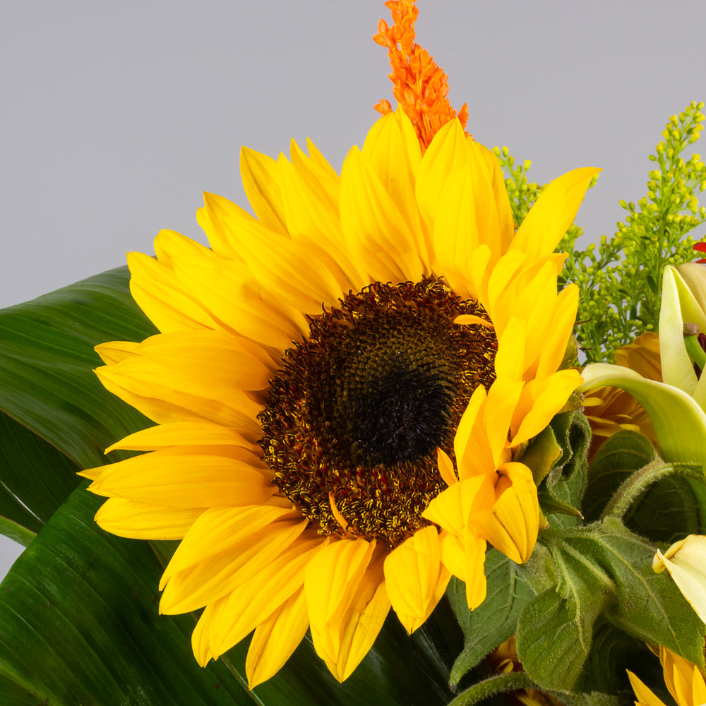 Summer Blooms Vase – Bright & Cheerful Mix