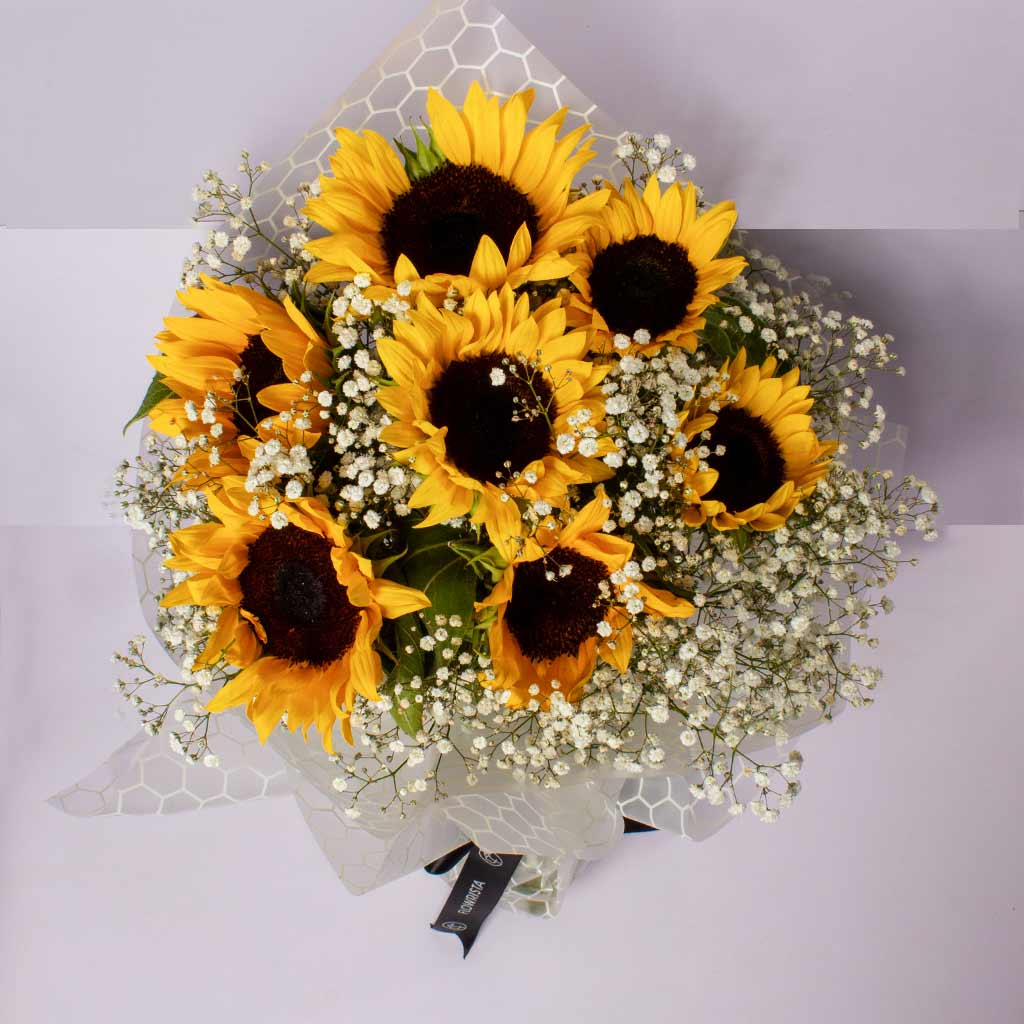 Madison Hand Bouquet Sunflowers