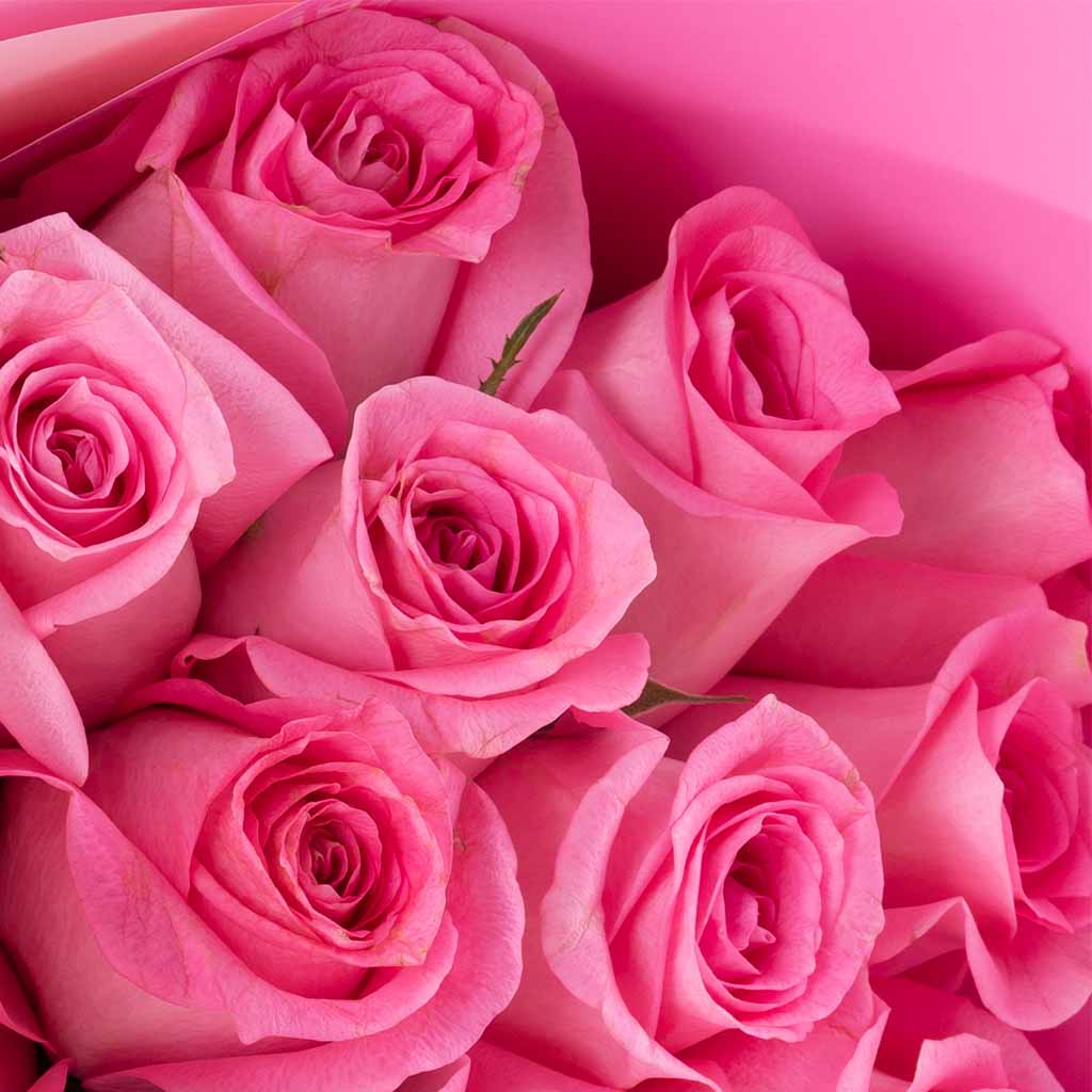 15 Pink Flower Bouquet