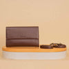 Pavo Cross Handbag - Brown