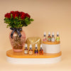 Soul & More — The Golden Pouch & Red Roses Art Vase