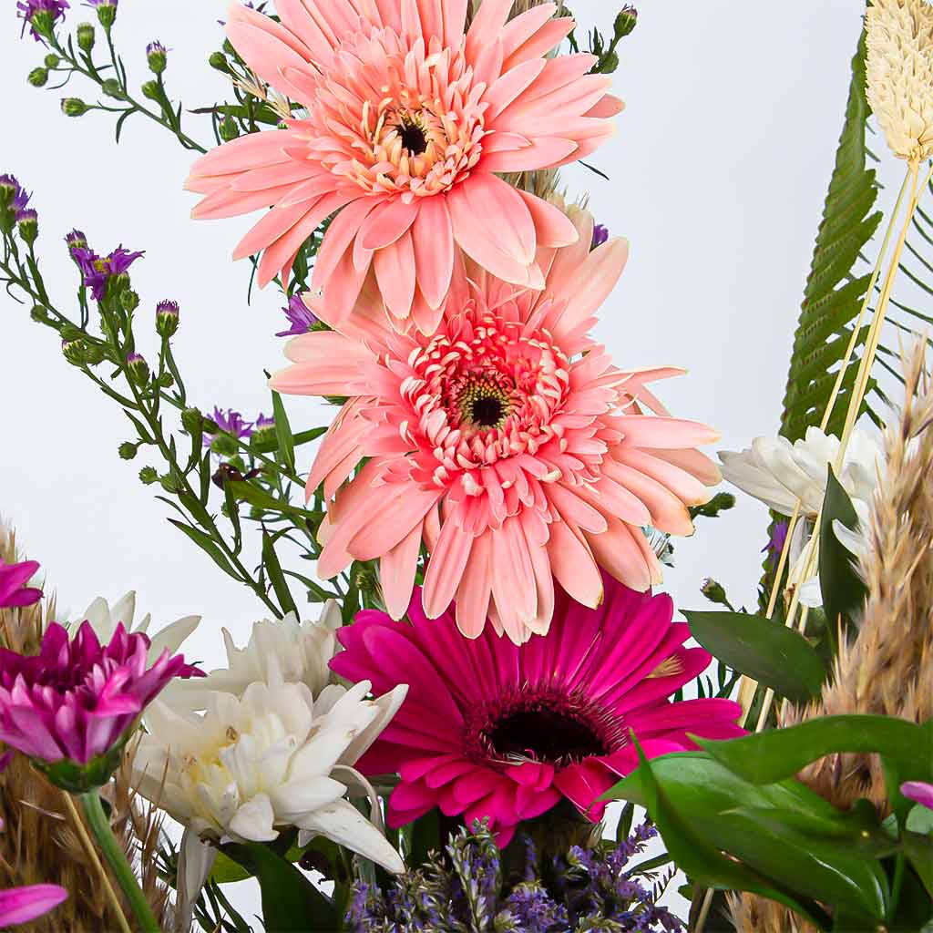 Gerbera & Chrysanthemum Flower Vase