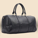 Pavo Duffle Bag Leather - Black