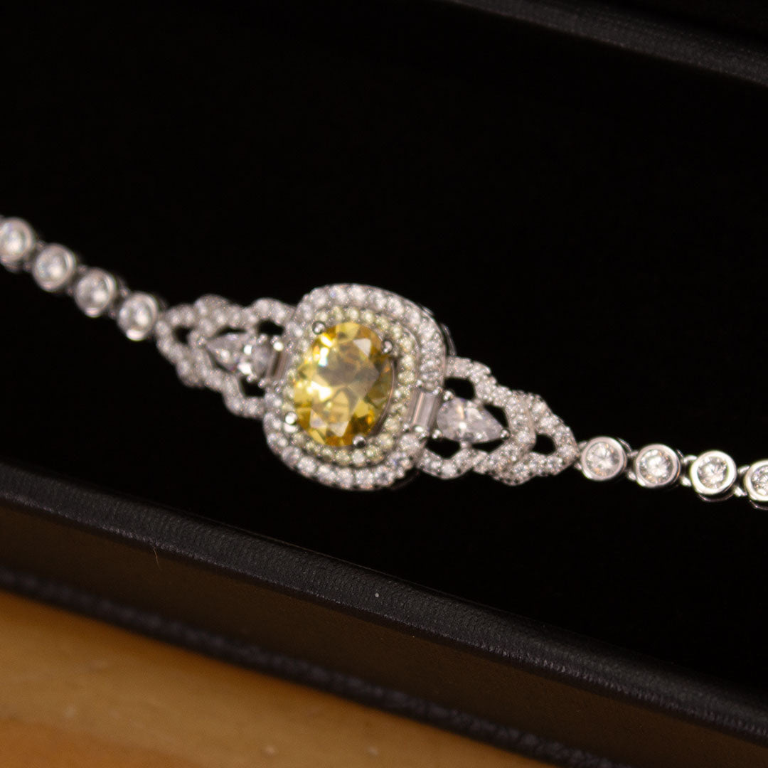 Markiz Silver 925 Bracelet with Zircon Stones