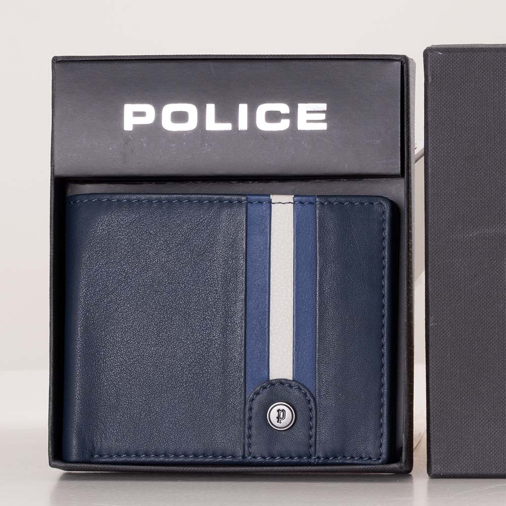 Police Wallet Iron Edge PELGW2203202 | Bouquet of 15 Red Roses