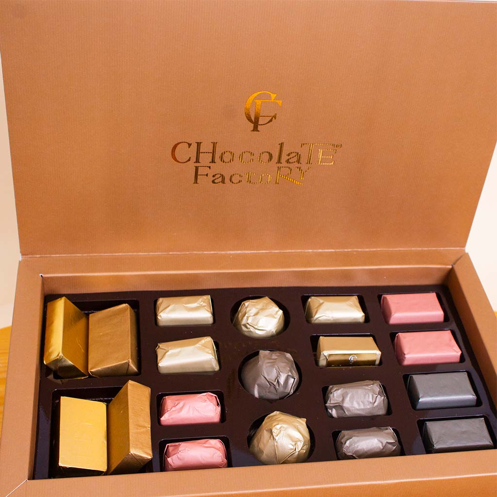Chocolate Factory Luxe Box – 19 Pieces