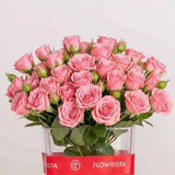 Areej The Skin Etiquette Pochette & Pink Baby Roses Vase