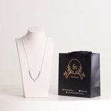Felizmoda Silver Necklace & Pink Roses Bouquet