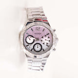 GUESS Ladies Silver Tone Multi-Function Watch & Revival Roses Bouquet