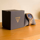 Multi-function steel watch