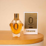 Paco Rabanne Million Gold Eau De Parfum For Women 90ml & White Roses Vase