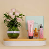 Joviality Strawberry Body Care Set with Flowrista Vase