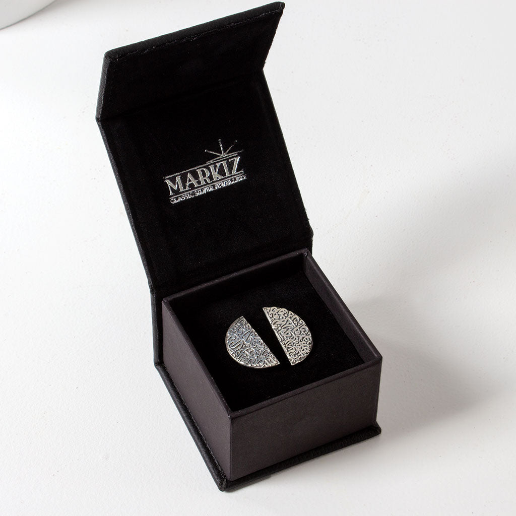 Markiz 925 Silver Earrings – Egyptian Design