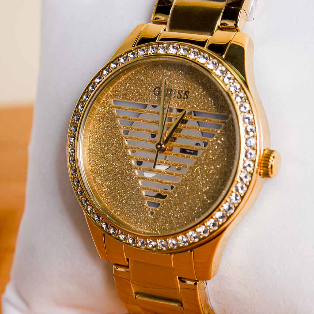Guess Analoge Watch Armbanduhren - Gold
