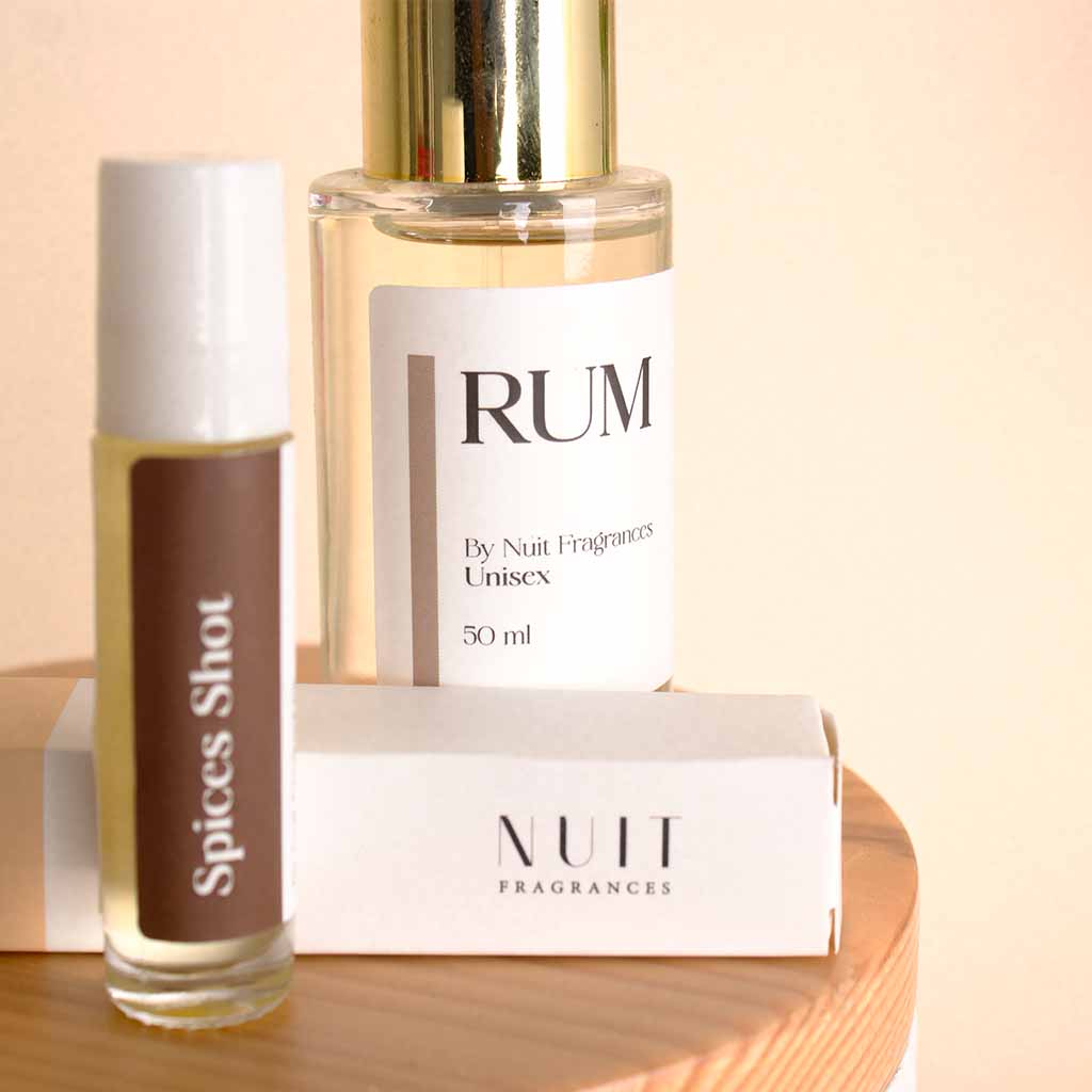 Nuit Fragrances Rum And 15 Roses Vase