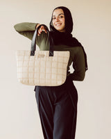 Pavo Tote Bag Handbag - Grey