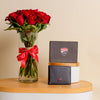 Ducati Corse Wallets & Red Rose Vase - 15 Roses