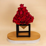 Flowrista Louvre Love Box – Luxurious Red Roses