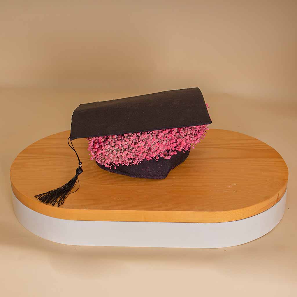 Graduation Cap with a Baby Flower Touch