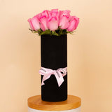 Blush Vase - 20 Pink Roses