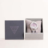 GUESS Ladies Silver Tone Multi-Function Watch