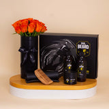 Mr.Beard Hair Care Kit & Orange Roses Vase